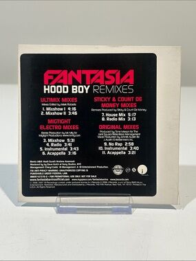 🤯5 for $20🤯 Fantasia “Hood Boy • Remixes” CD [R&B Dance House Pop Promo]